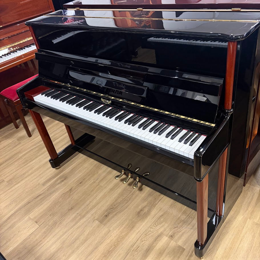 Eavestaff HM116 Upright Piano in Polished Black: Serial No: 7783121  | Second Hand
