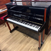Eavestaff HM116 Upright Piano in Polished Black: Serial No: 7783121  | Second Hand