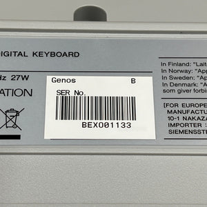 Second Hand Yamaha Genos 1 Arranger Keyboard: Serial No: BEXO01133