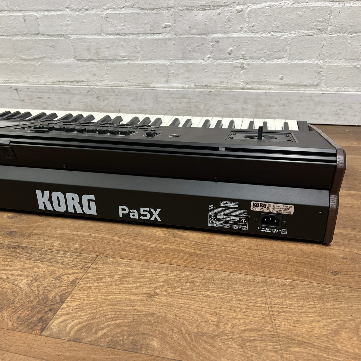 Korg Pa5X 88 Note Arranger Workstation Keyboard; Serial No: 9000481 | Second Hand