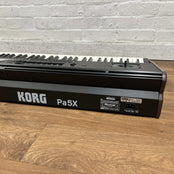 Korg Pa5X 88 Note Arranger Workstation Keyboard; Serial No: 9000481 | Second Hand