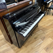 Zender Compact Upright Piano in Polished Ebony: Serial No: 9184 | Second Hand