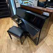 Zender Compact Upright Piano in Polished Ebony: Serial No: 9184 | Second Hand