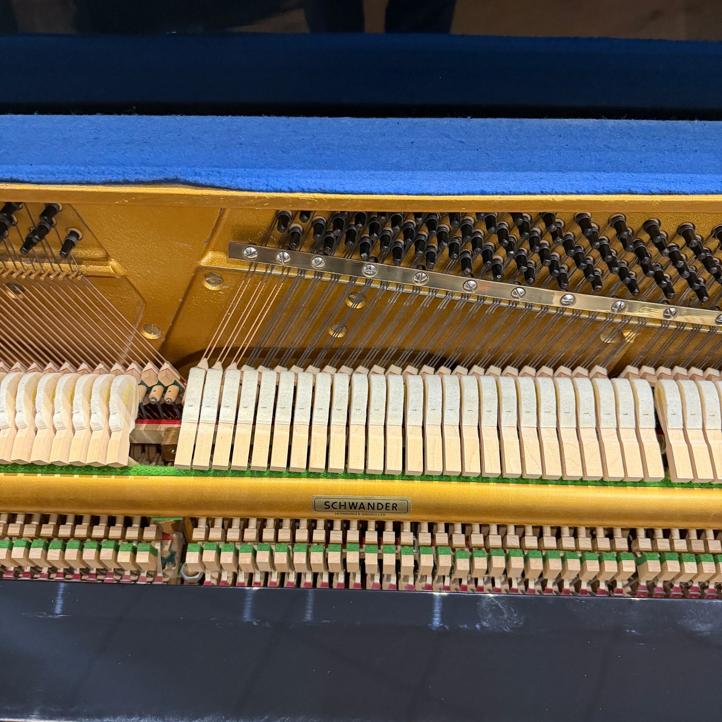 Zender Compact Upright Piano in Polished Ebony: Serial No: 9184 | Second Hand
