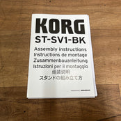 Korg ST-SV1BK Adjustable Stand For SV Pianos Pa4X & Pa5X