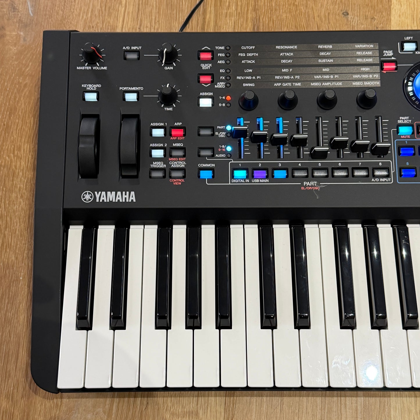 Yamaha MODX-M6 Synthesizer Keyboard 61 Keys; Serial No: BCGJ01019 | Second Hand