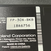 Roland FP30X Black Portable Digital Piano; Serial No: I8R6756 | Second Hand