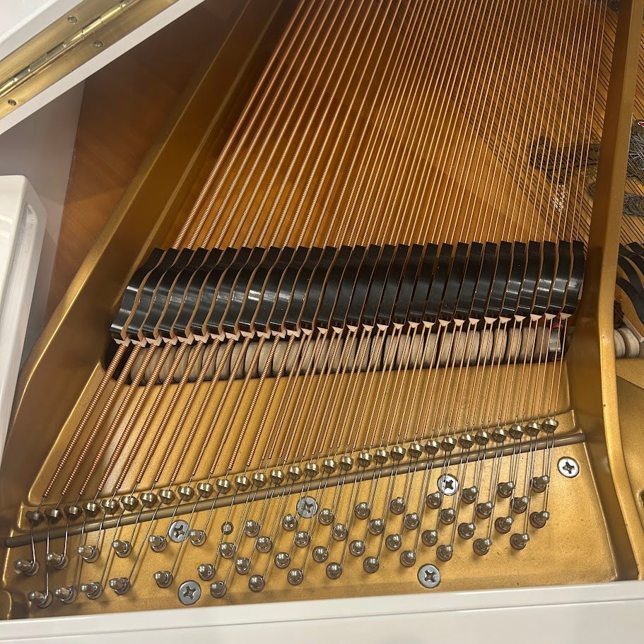 Samick SG155 Grand Piano in Polished White: Serial No: IMFG0547 | Second Hand
