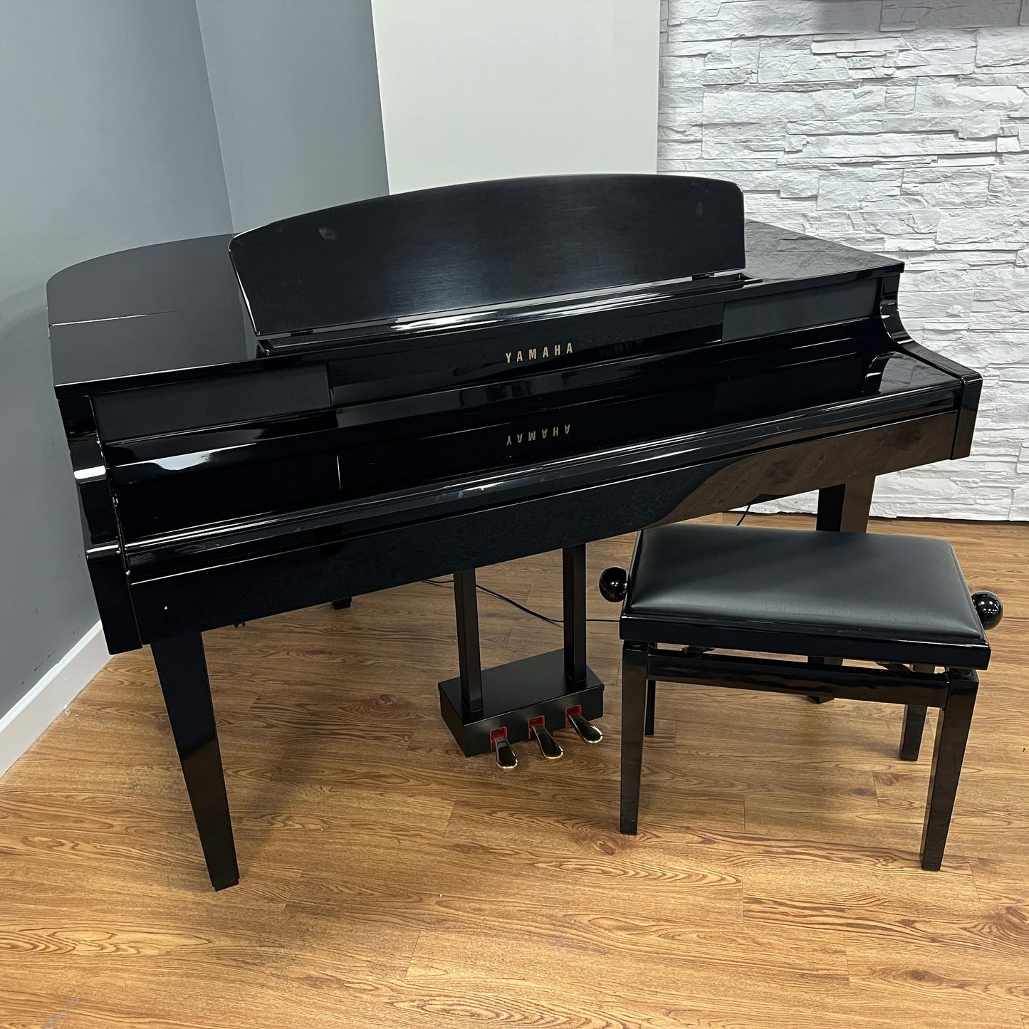 Yamaha CLP465GP Digital Grand Piano With Matching Stool; Serial No: BCRJ01001 | Second Hand
