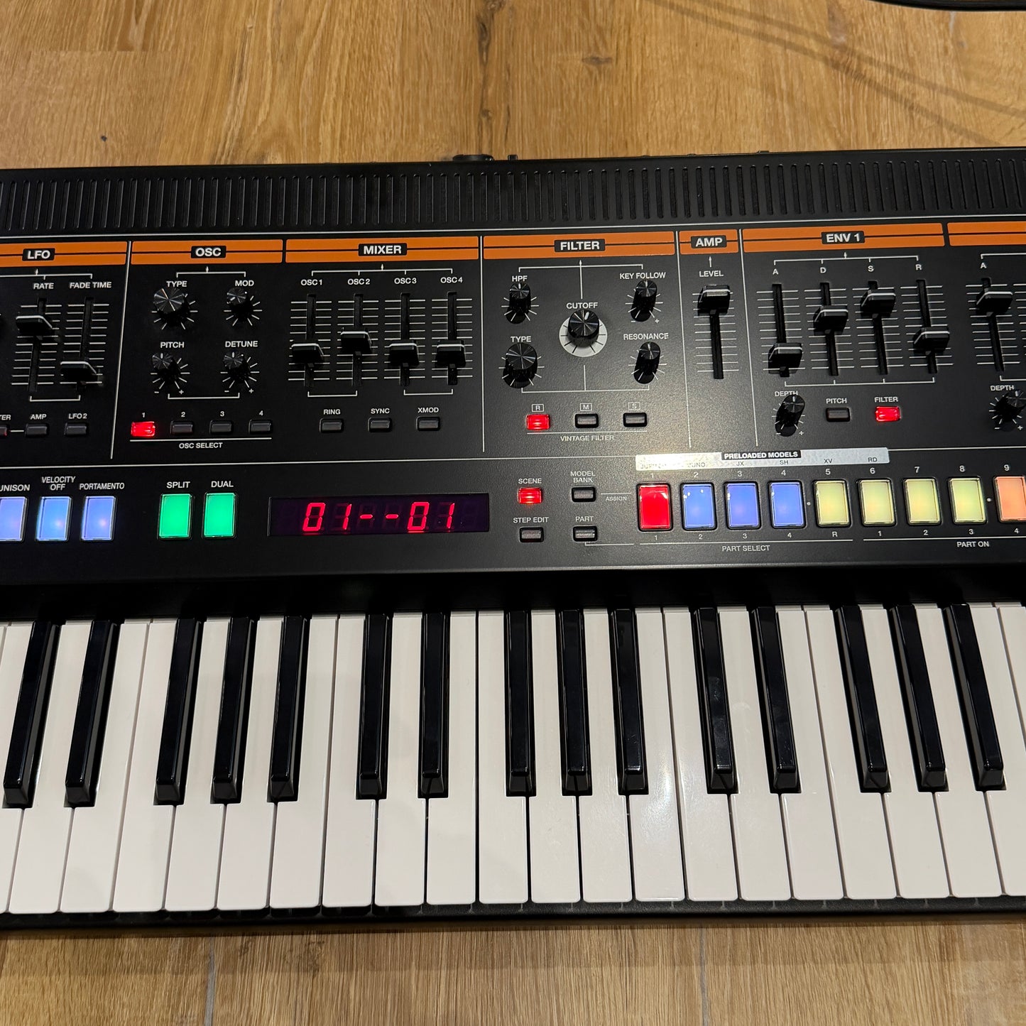 Roland Jupiter-X 61 Key Full Size Synthesizer; Serial No: Z6M3105 | Second Hand