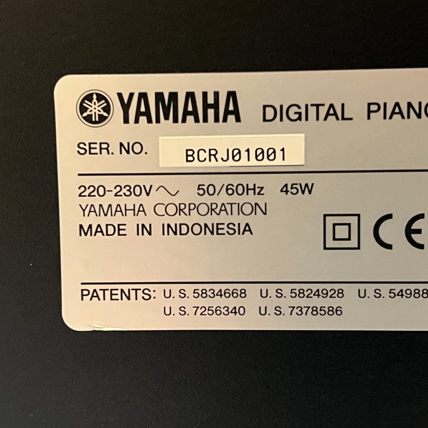 Yamaha CLP465GP Digital Grand Piano With Matching Stool; Serial No: BCRJ01001 | Second Hand