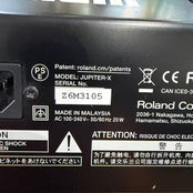 Roland Jupiter-X 61 Key Full Size Synthesizer; Serial No: Z6M3105 | Second Hand