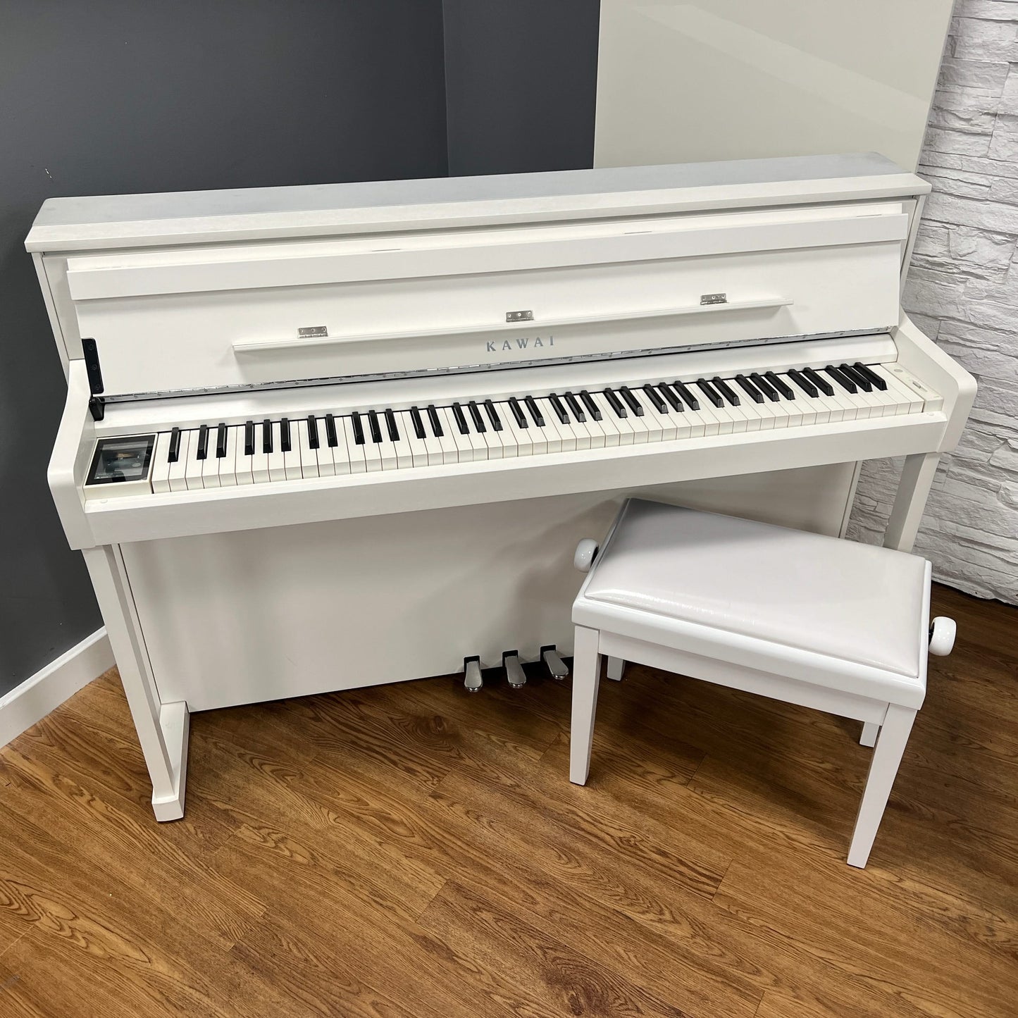 Kawai CA901 White Digital Piano With Matching Stool; SN: G853200 | Second Hand