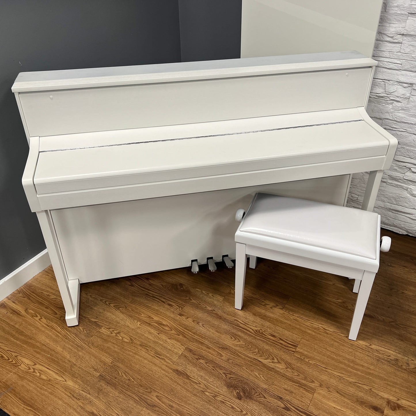 Kawai CA901 White Digital Piano With Matching Stool; SN: G853200 | Second Hand