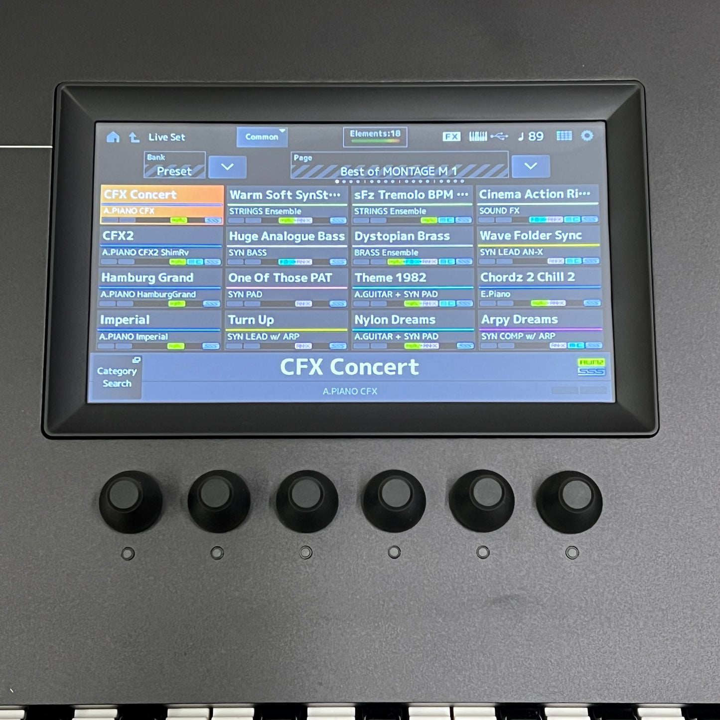 Yamaha Montage M7 Workstation Keybaord; Serial No: BCEX01007 | Second Hand
