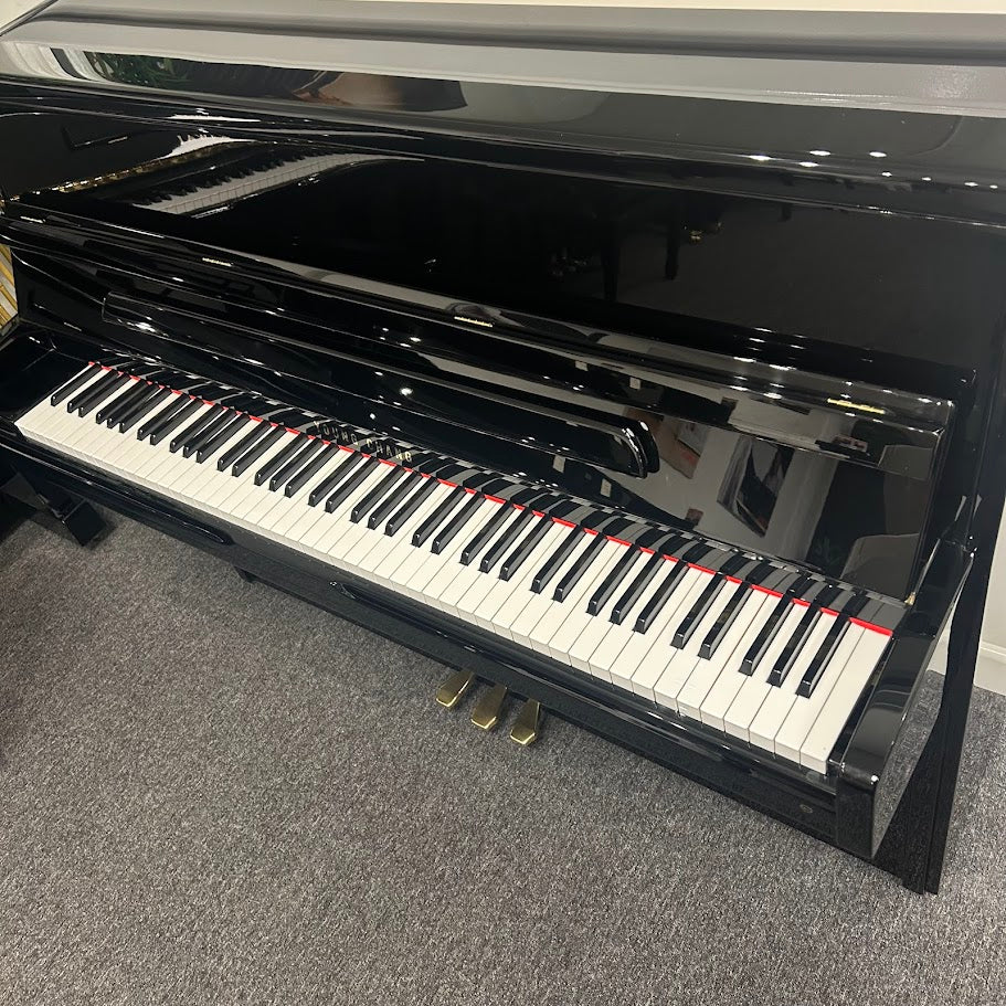 Young Chang E108 Upright Piano in Polished Ebony: Serial No: 1414048 | Second Hand
