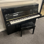 Young Chang E108 Upright Piano in Polished Ebony: Serial No: 1414048 | Second Hand