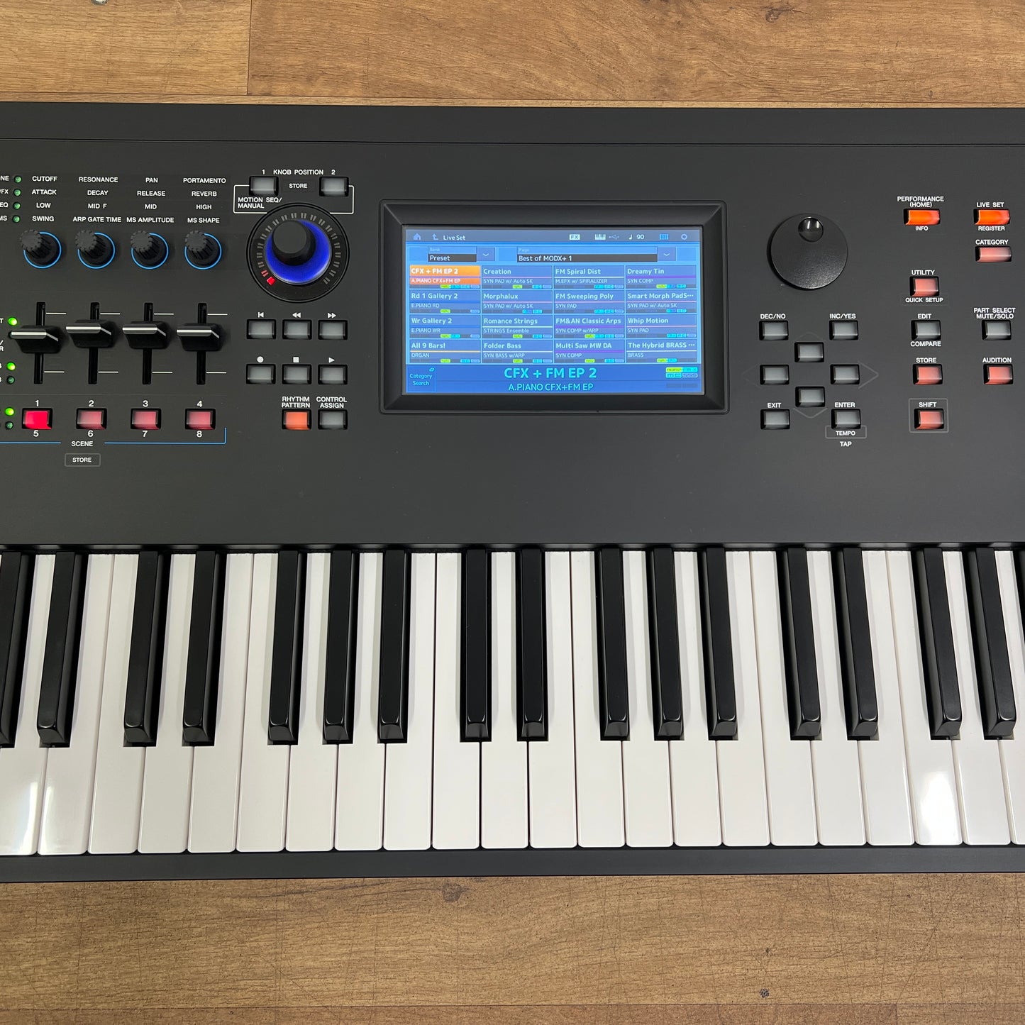 Yamaha MODX8+ Keyboard; Serial No: BBCJ01037 | Second Hand