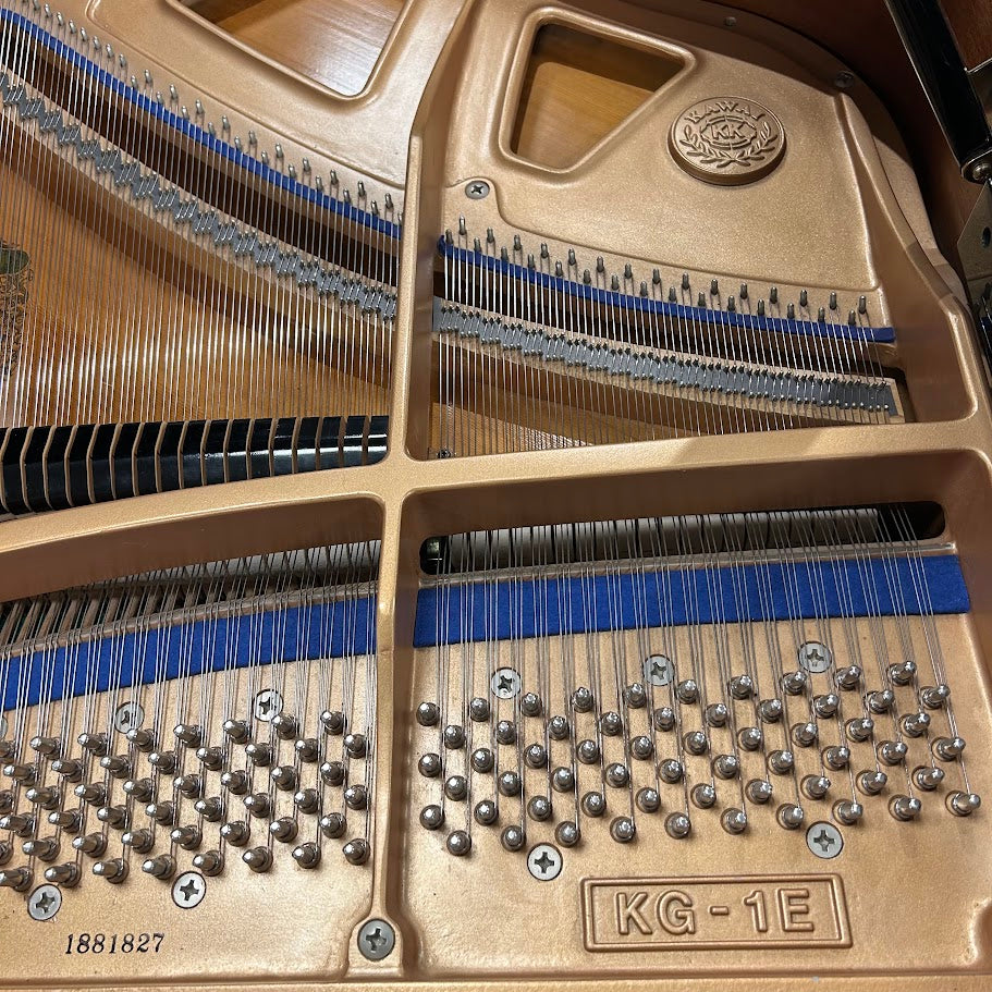 Kawai KG1E Grand Piano; Polished Ebony: Serial No: 1881827 | Second Hand