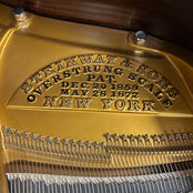 Steinway Model O Grand Piano in Polished Rosewood; Serial No: 122588 | Reconditioned