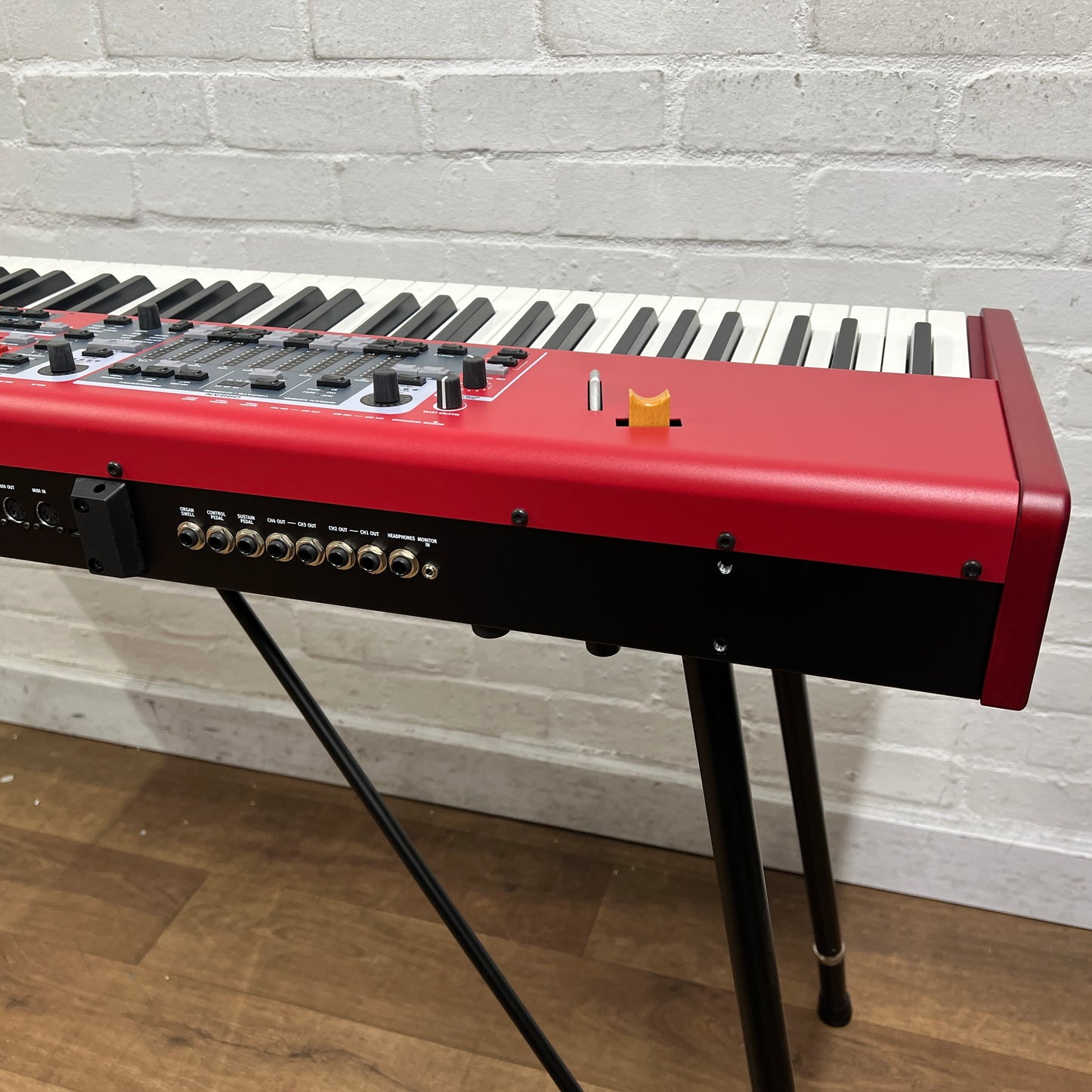 Nord Stage 3 HA88 Stage Piano With Keyboard Stand, Music Rest and Red Piano Stool; Serial No: SP43939 | Second Hand