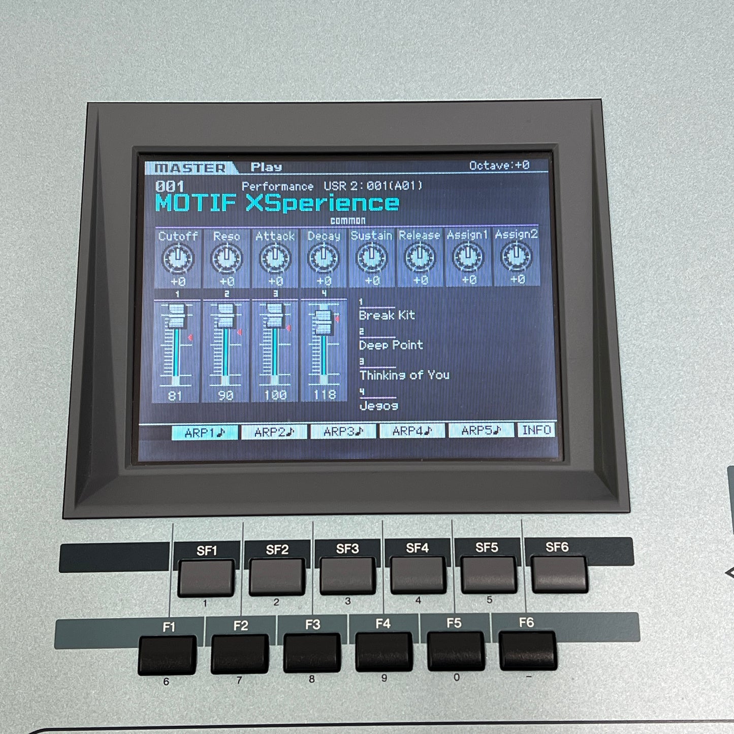 Yamaha MOTIF XS8 Workstation Synth; Serial No: GBRANL01007 | Second Hand