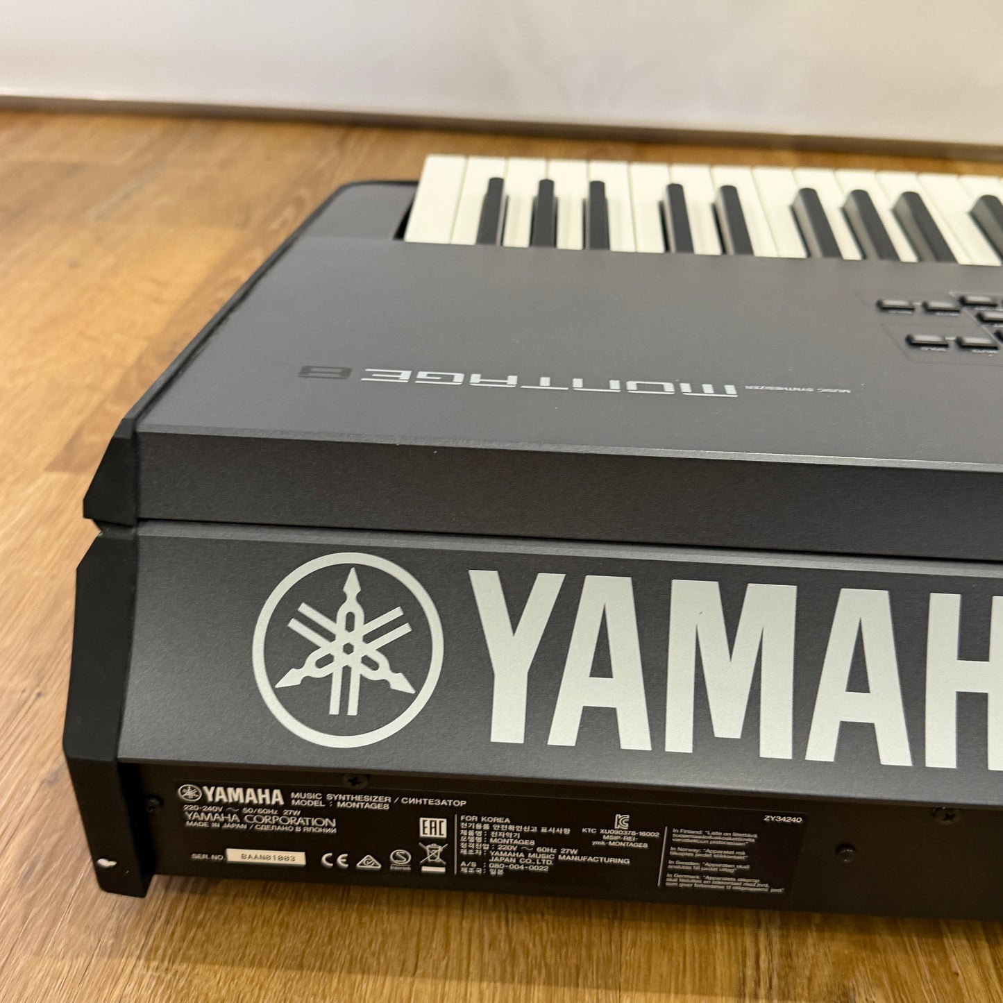 Yamaha Montage 8 Keyboard; Serial No: BAAN01003 | Second Hand