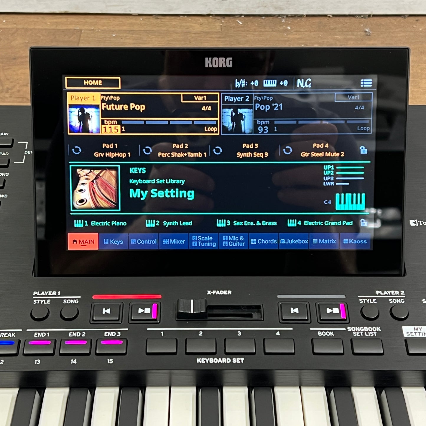 Korg Pa5X 76 Key Arranger keyboard; Serial No: 9002748 | Second hand