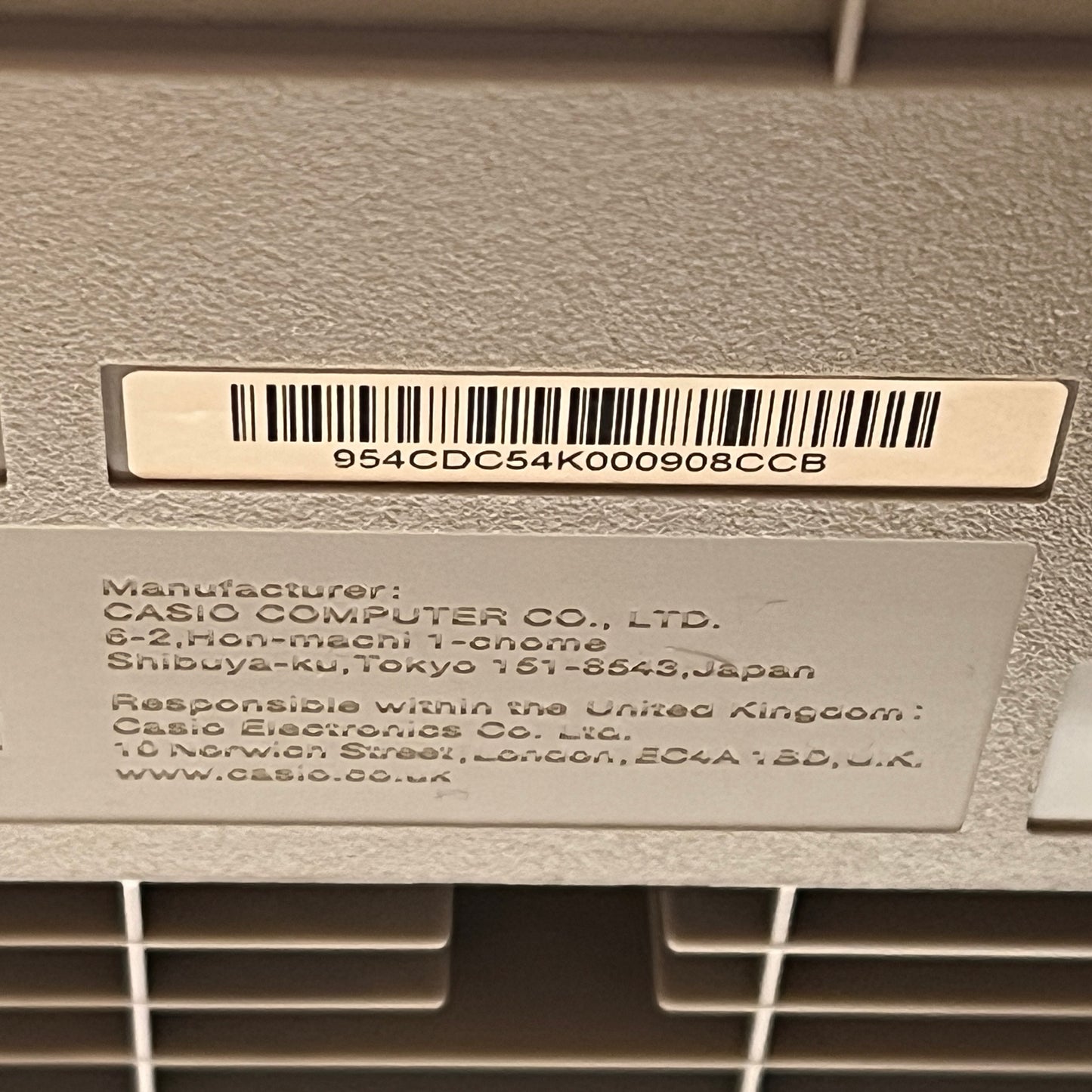 Casio PX-S7000HM Digital Piano With Matching Stool; Serial No: 954CDC54K000908CCB | Second Hand