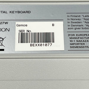 Second Hand Yamaha Genos 1 Arranger Keyboard Workstation: Serial No: BEXX01077