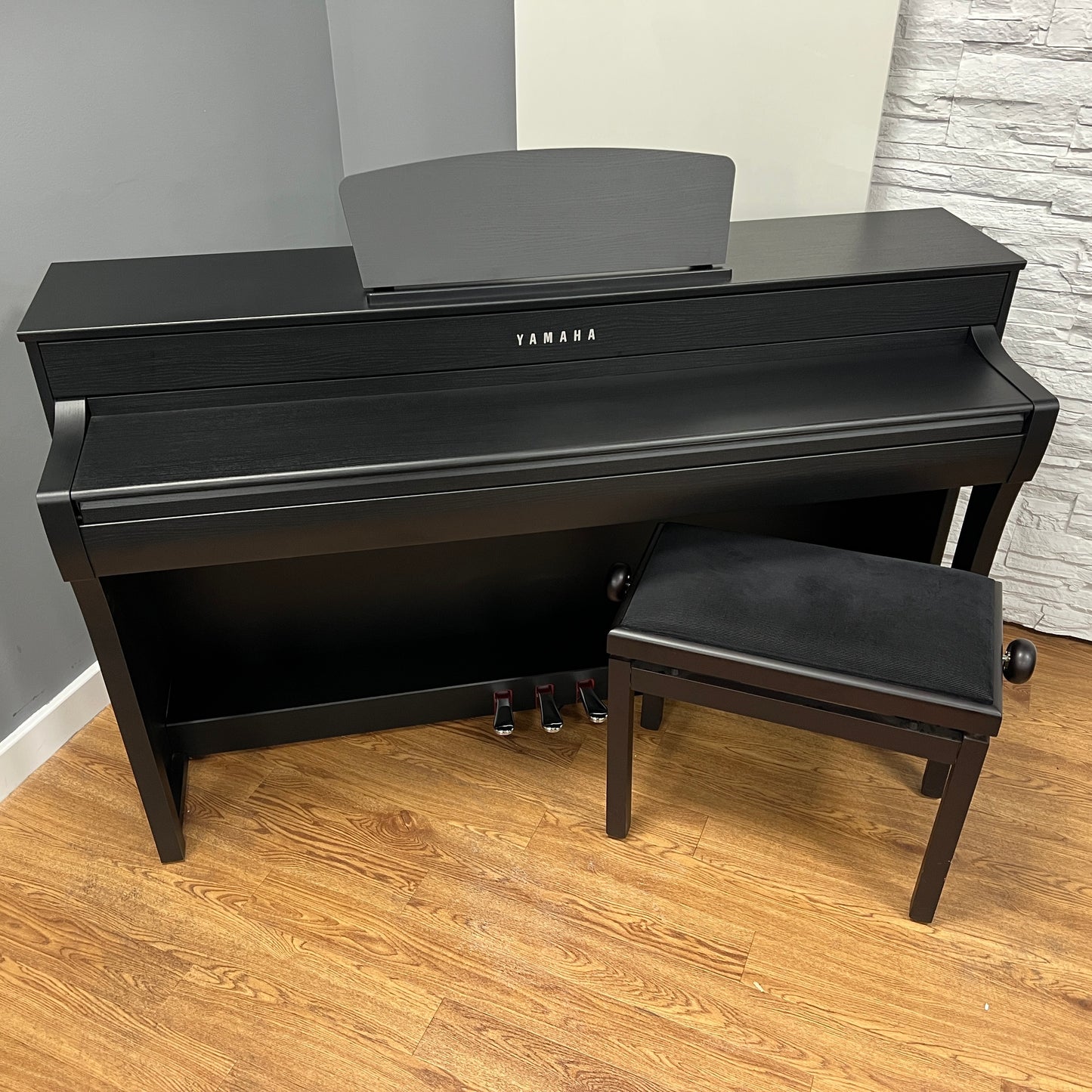 Yamaha CLP735B Digital Piano With Matching Stool; Serial No: BCCM01026 | Second Hand