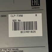 Yamaha CLP735B Digital Piano With Matching Stool; Serial No: BCCM01026 | Second Hand