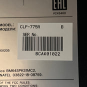 Yamaha CLP775R Digital Piano With Matching Stool; Serial No: BCAK01022 | Second Hand