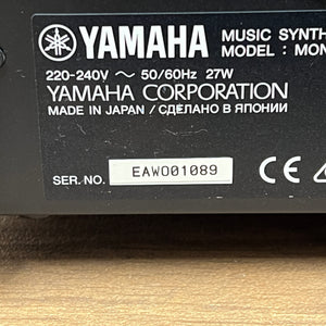 Second Hand Yamaha MONTAGE 8 Workstation Serial No: EAWO01089