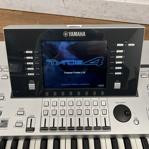 Second Hand Yamaha Tyros 4 Arranger Keyboard: Serial No: BAQO01014