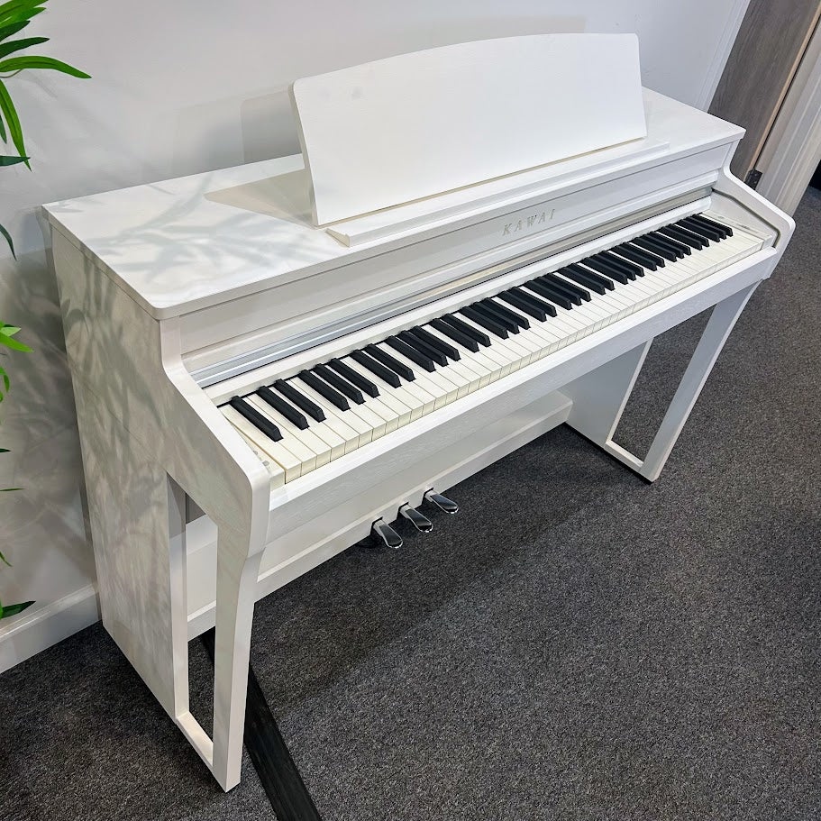 Kawai CA49 Digital Piano in satin white; Serial No: G679265 | Second Hand