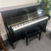 Samick CV115 Upright Piano in Polished Ebony: Serial No: 27230 | Second Hand