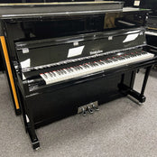 Wendl & Lung 115 Upright Piano in Polished Ebony; WL51727 | Second Hand