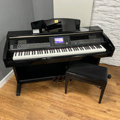 Yamaha CVP403 Polished Ebony Digital Piano With Matching Stool; Serial No: GBRCNZ01023 | Second Hand