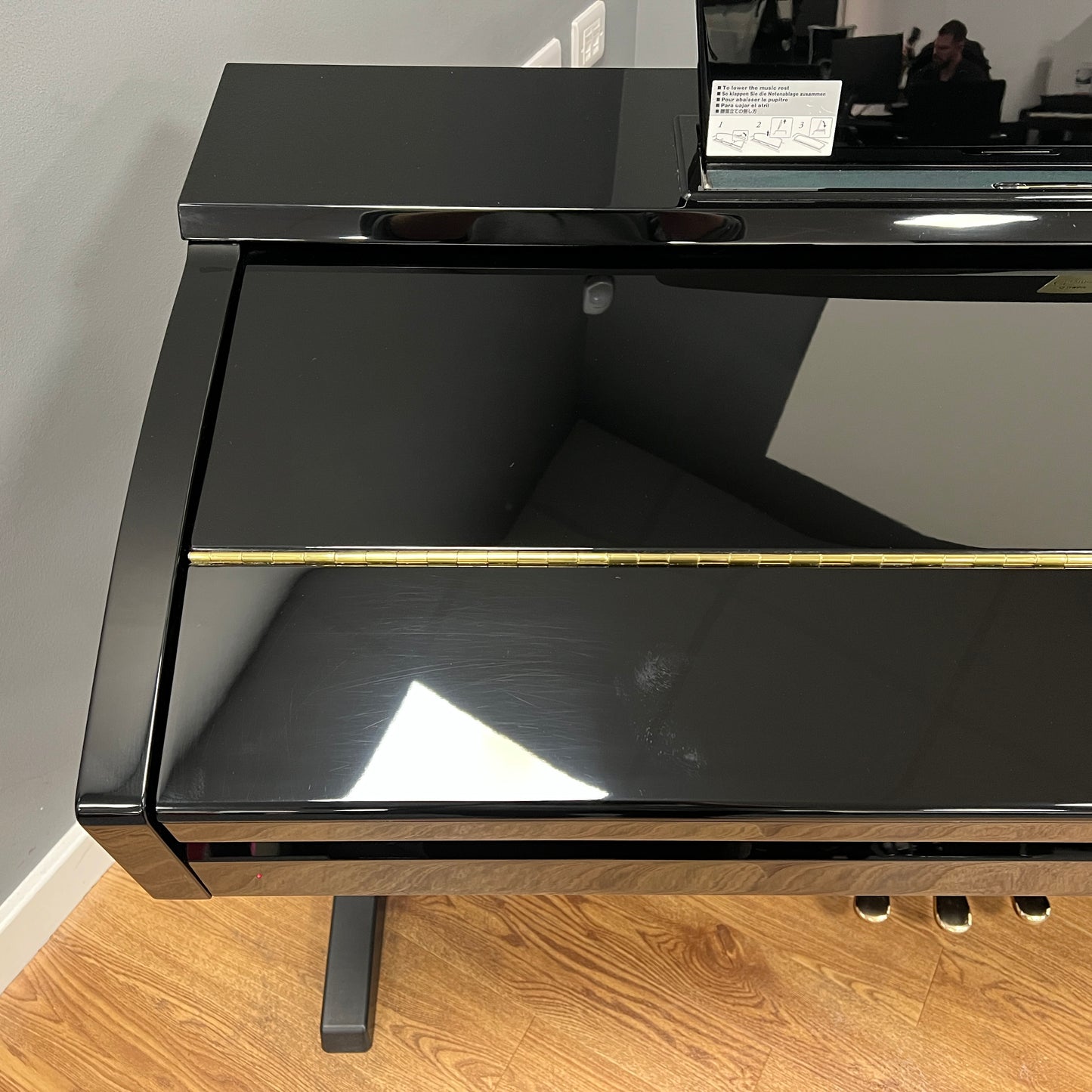 Yamaha CVP403 Polished Ebony Digital Piano With Matching Stool; Serial No: GBRCNZ01023 | Second Hand