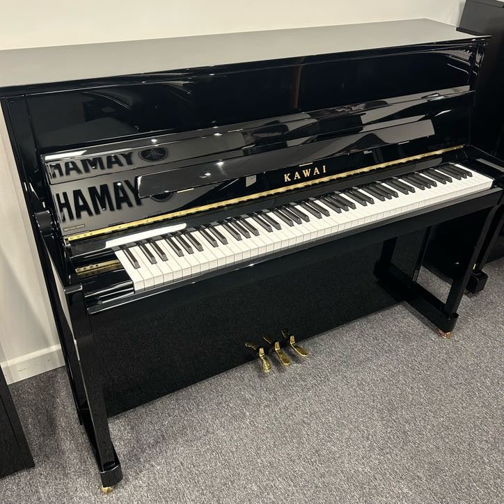 Kawai K200 Upright Piano; Polished Ebony: Serial No: F180288 | Second Hand