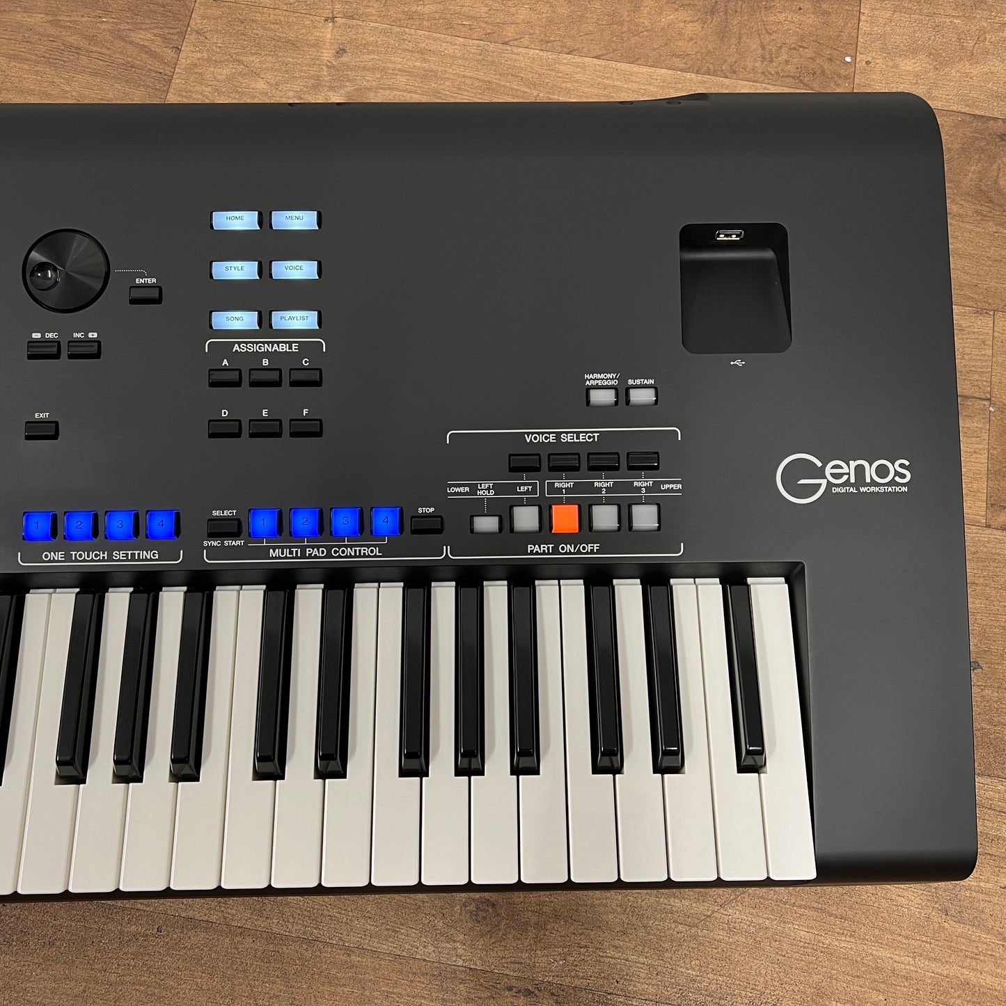 Yamaha Genos 1 Arranger Keyboard: Serial No: BEZP01035 | Second Hand