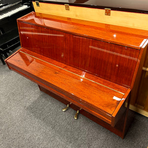 Second Hand Steinmayer S99 Upright Piano; Polished Light Mahogany: Serial No: 540851640