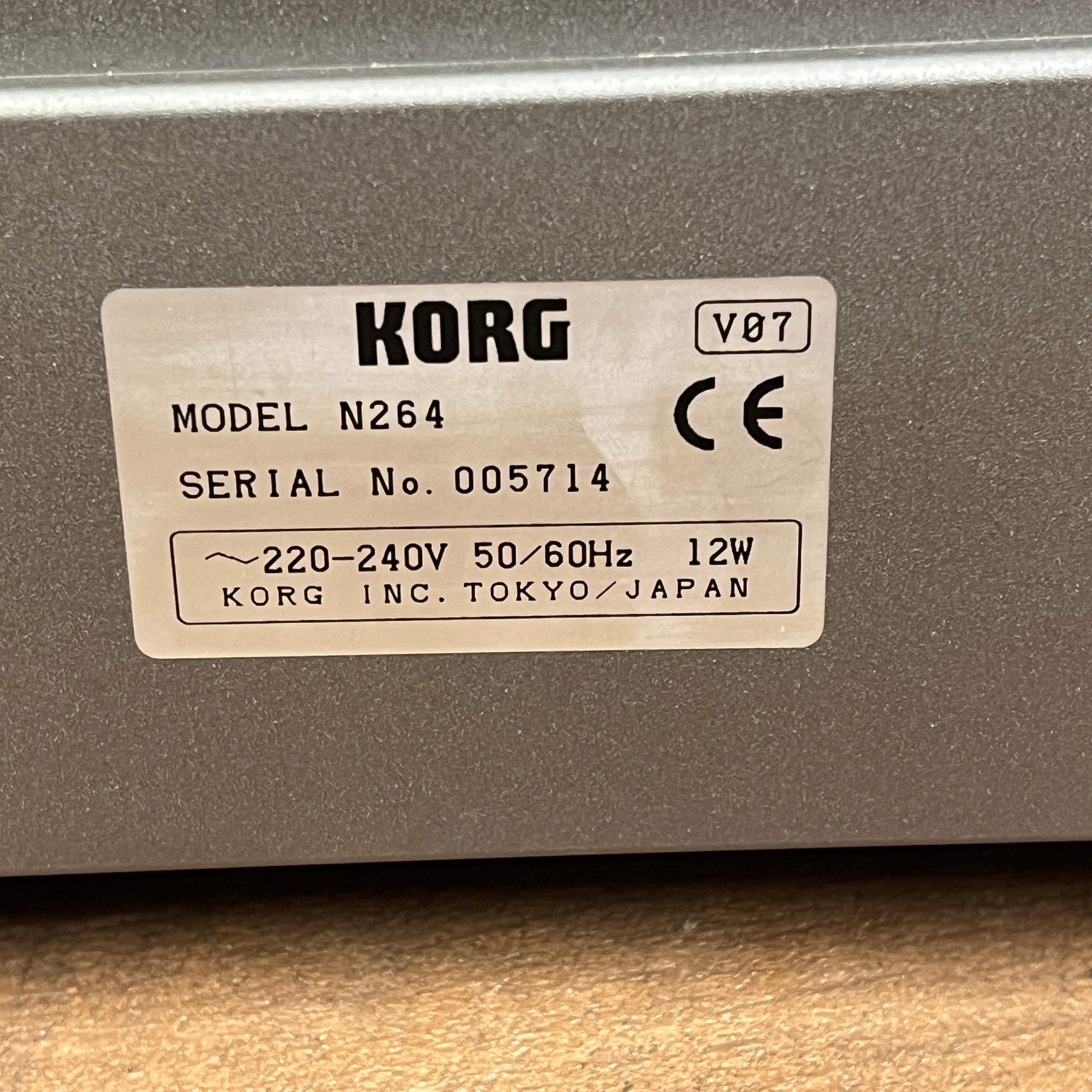 Korg N264 Synth; Serial No 5714 | Second Hand | Bonners Music