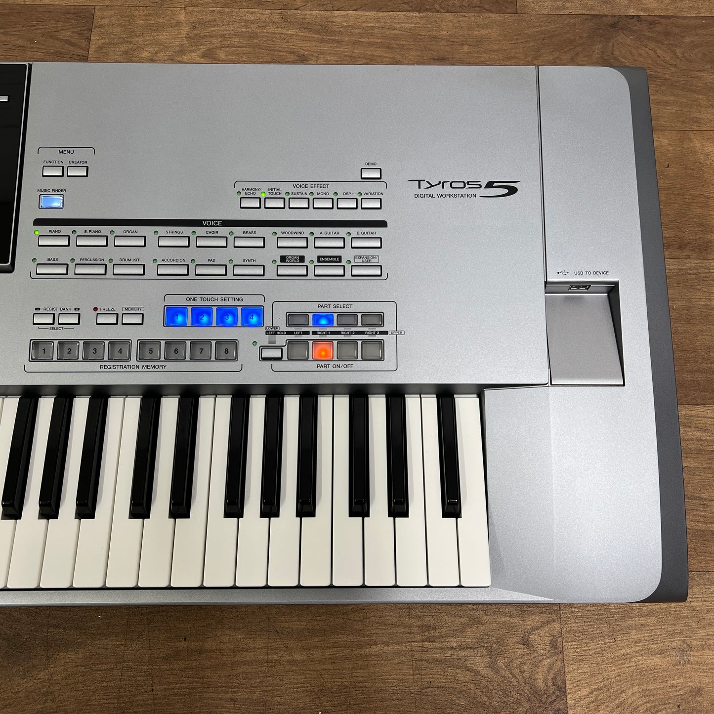 Yamaha Tyros 5 76 Keyboard; Serial No EAUX01049 | Second Hand