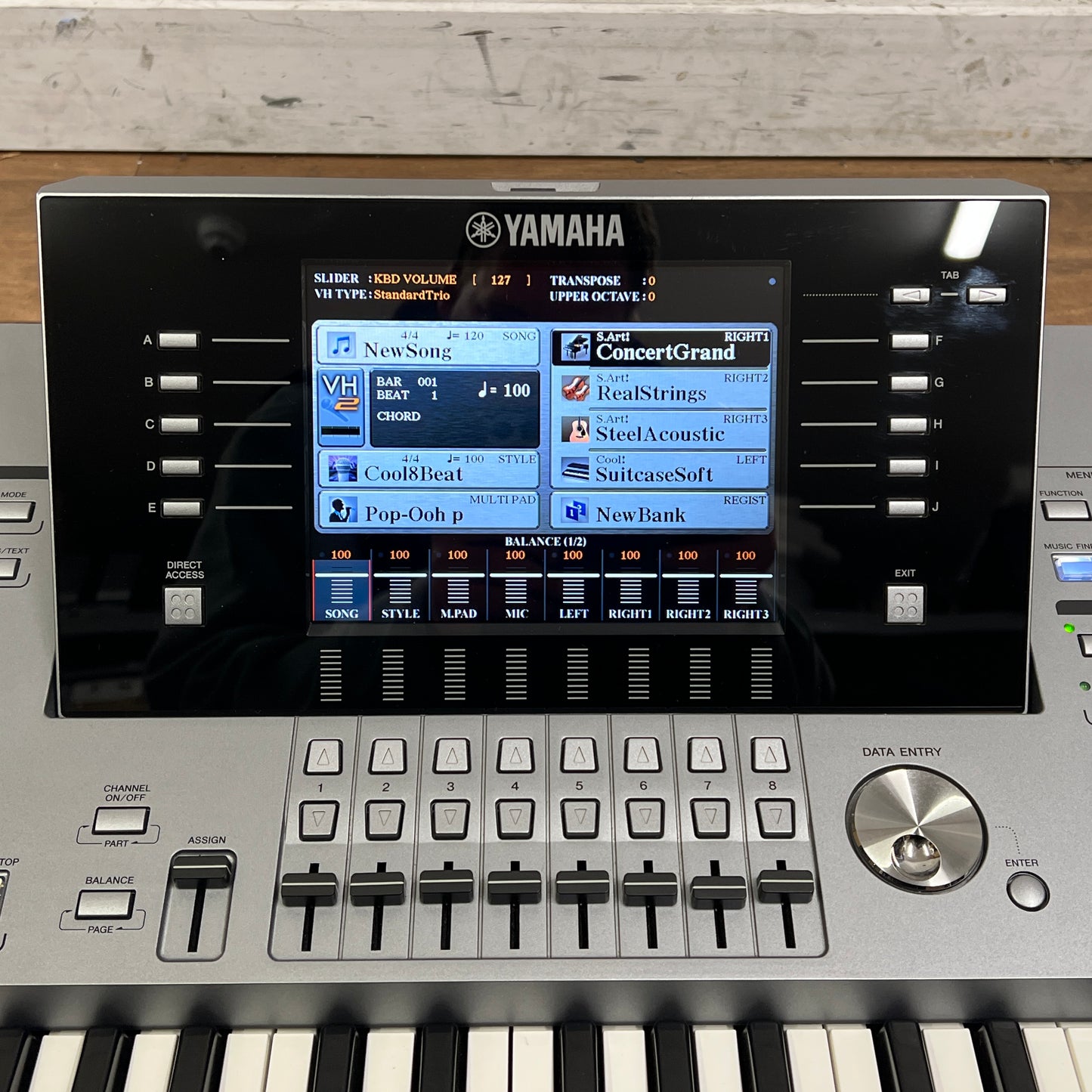 Yamaha Tyros 5 76 Keyboard; Serial No EAUX01049 | Second Hand