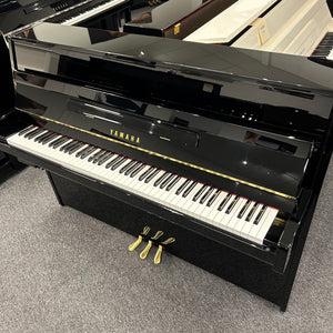 Second Hand Yamaha B1 SC2 Silent Upright Piano; Polished Ebony: Serial No: J38459689