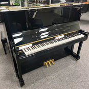 Venables & Sons V125 Upright Piano in Polished Ebony; Serial No: V18120 | Second Hand