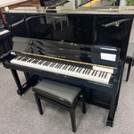 Venables & Sons V125 Upright Piano in Polished Ebony; Serial No: V18120 | Second Hand