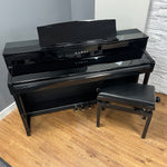 Kawai CA701 Polished Ebony Digital Piano With Matching Stool Serial No: G886280 | Second Hand